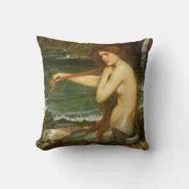 Mermaid by John William Waterhouse クッション