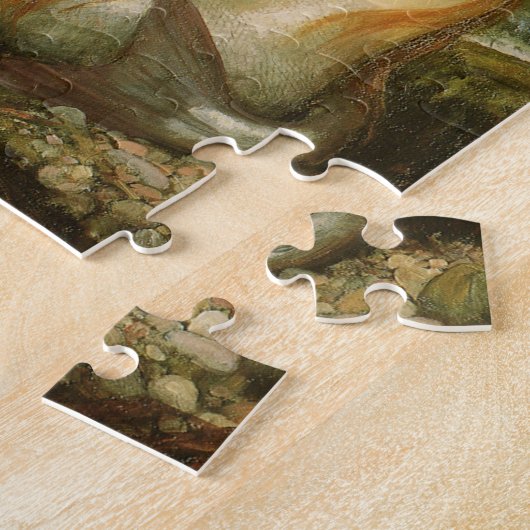 Mermaid by John William Waterhouse ジグソーパズル (側面)