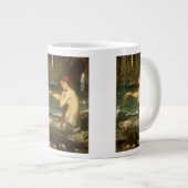 Mermaid by John William Waterhouse ジャンボコーヒーマグカップ (正面右)