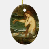 Mermaid by John William Waterhouse セラミックオーナメント (裏面)