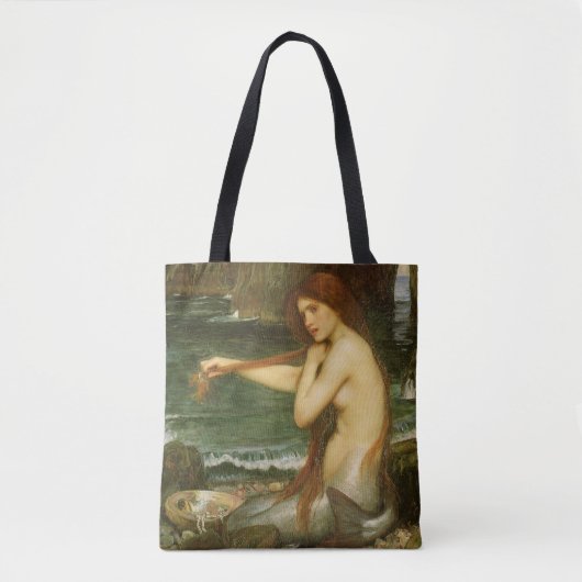Mermaid by John William Waterhouse トートバッグ (正面)