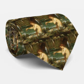 Mermaid by John William Waterhouse ネクタイ (ロール)