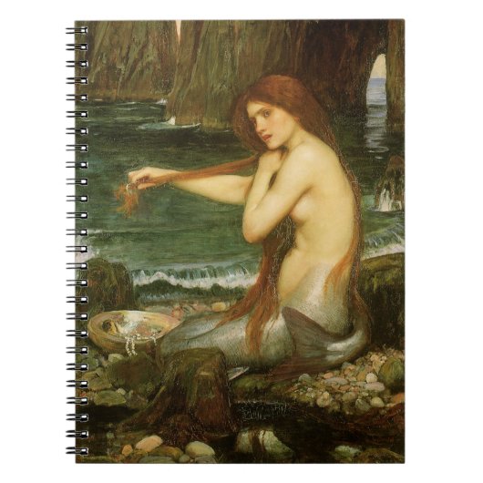 Mermaid by John William Waterhouse ノートブック (正面)
