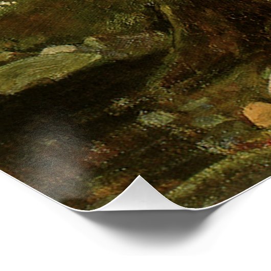 Mermaid by John William Waterhouse ポスター (コーナー)