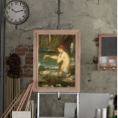 Mermaid by John William Waterhouse ポスター