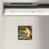 Mermaid by John William Waterhouse マグネット (インサイチュ (食洗機))