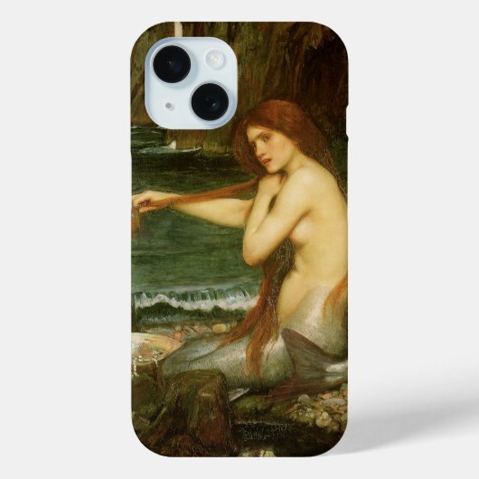 Mermaid by John William Waterhouse Case-Mate iPhoneケース (裏面)