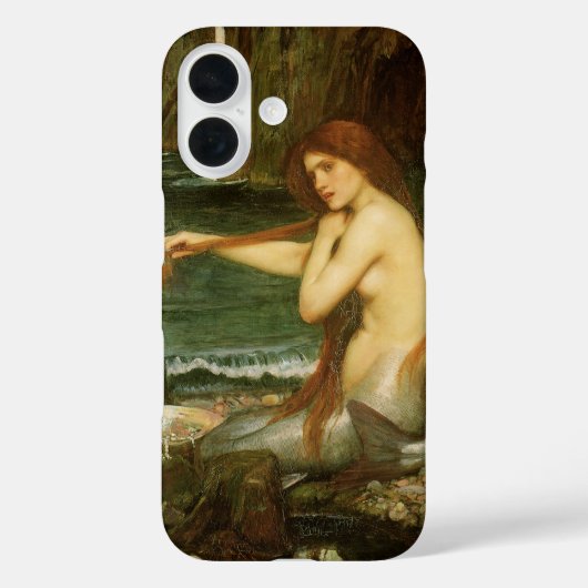 Mermaid by John William Waterhouse Case-Mate iPhoneケース (裏面)