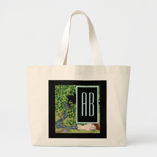 Mermaid by Koloman Moser トートバッグ (正面)