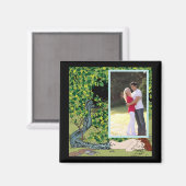 Mermaid by Koloman Moser With Photo マグネット (正面/裏面)