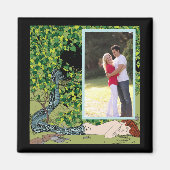 Mermaid by Koloman Moser With Photo マグネット (正面)