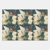 Mermaid Christmas ラッピングペーパーシート (正面3)