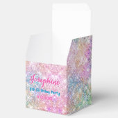 Mermaid colorful iridescent birthday custom フェイバーボックス (オープン)