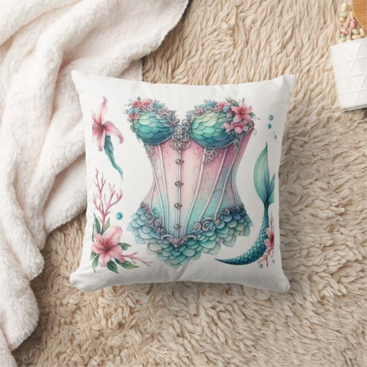mermaid corset クッション (ブランケット)