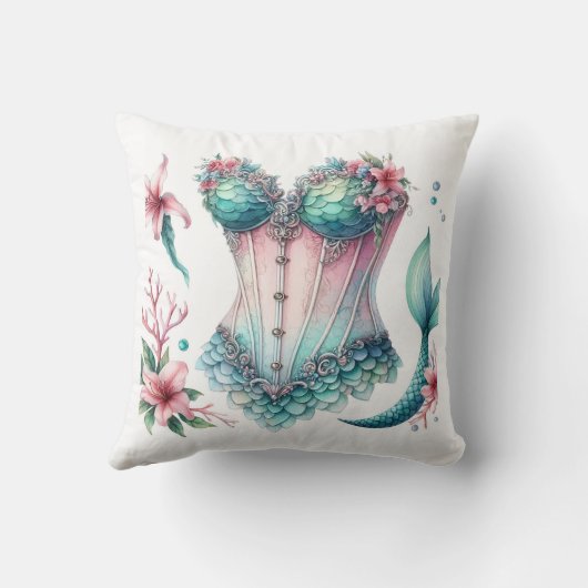 mermaid corset クッション (裏面)