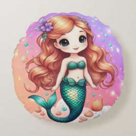 mermaid cushion ラウンドクッション