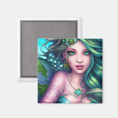 Mermaid Doll Magnet マグネット (正面/裏面)