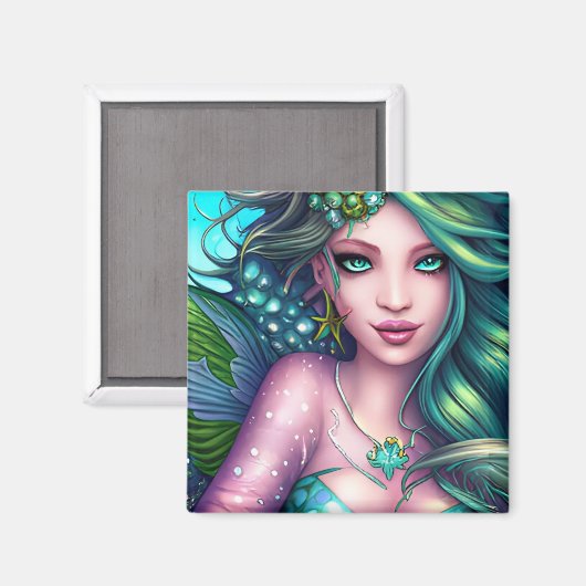 Mermaid Doll Magnet マグネット (正面/裏面)