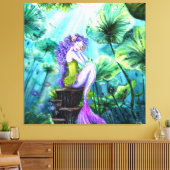 Mermaid Fantasy Canvas Print キャンバスプリント (インサイチュ (リビング))