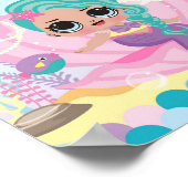 Mermaid First Birthday ポスター (角)