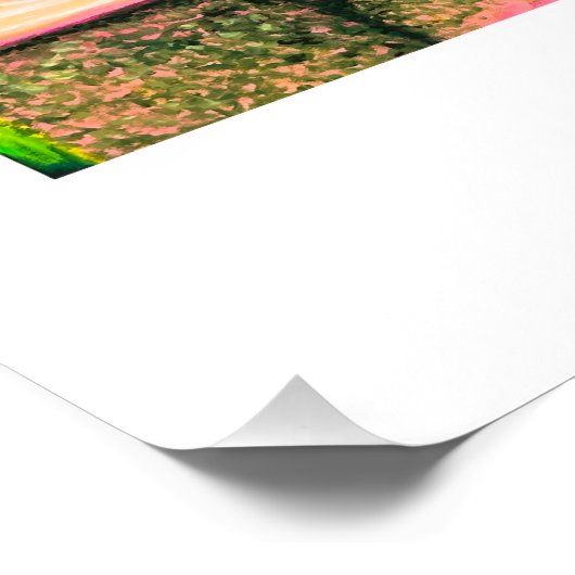 Mermaid garden by Nefertara art poster ポスター (コーナー)