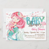 Mermaid, Girl Baby Shaderへの招待 招待状 (正面)