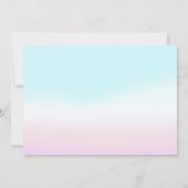 Mermaid Girl Birthday Partyの写真 サンキューカード (裏面)