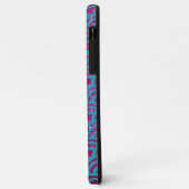 Mermaid Hot Pink Faux Glitter Ombre Case-Mate iPhoneケース (裏面/左)