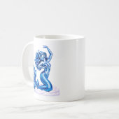 Mermaid Illustration Art コーヒーマグカップ (正面左)