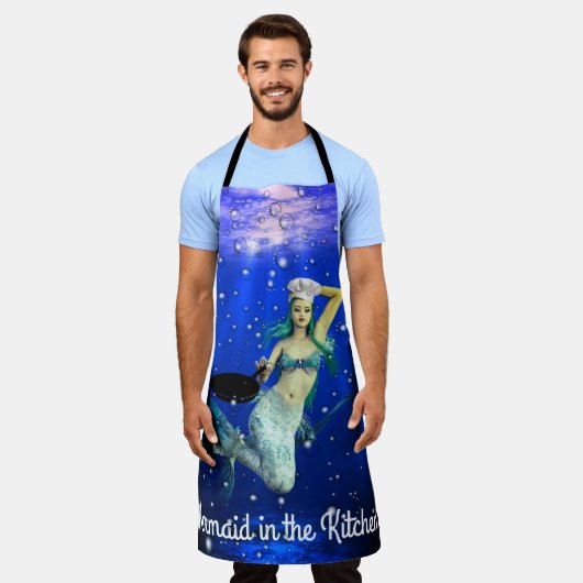 Mermaid in the Kitchen Eプロン エプロン (着用した状態)