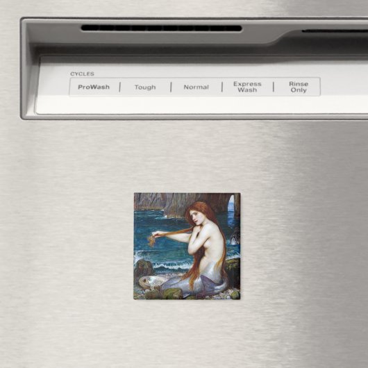 Mermaid, John William Waterhouse マグネット (インサイチュ (食洗機))