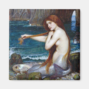Mermaid, John William Waterhouse マグネット