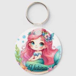 Mermaid keychain キーホルダー