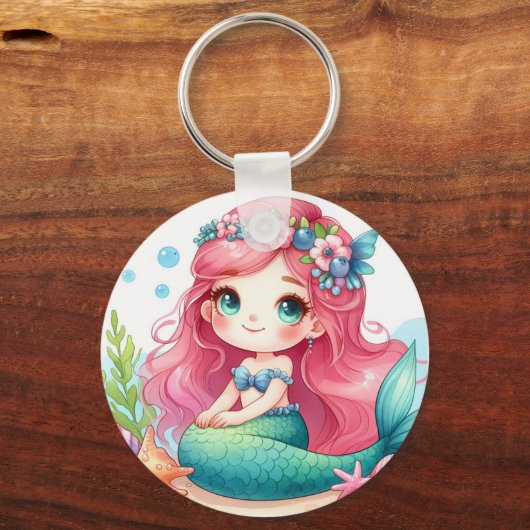 Mermaid keychain キーホルダー (裏面)