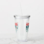 Mermaid Kisses Birthday Wishes Girls  アクリルタンブラー (左)