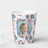 Mermaid Kitten Birthday Photo 紙コップ (裏面)