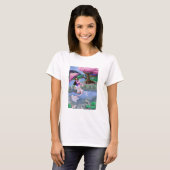 Mermaid Koi landscape Tシャツ (正面フル)