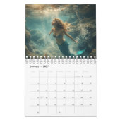 Mermaid Magic Calendar 2026 カレンダー (1月 2027)
