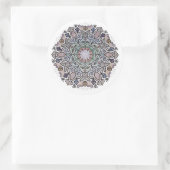 Mermaid Mandala Sticker ラウンドシール (バッグ)