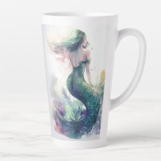 Mermaid (matches w/ Illustrated Mermaid Journal) カフェラテマグ