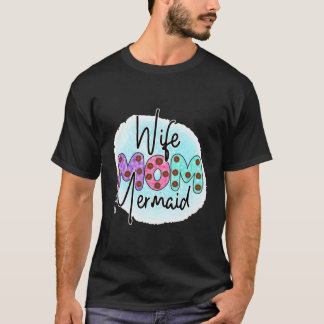 Mermaid Mom Mermaid Tシャツ