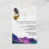 *～* Mermaid Mystic Agate銀河系月の名刺 名刺 (裏面)