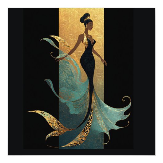 MERMAID NOIRシリーズ #1  フォトプリント            (正面)
