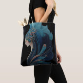 MERMAID NOIR #2 トートバッグ (クローズアップ)