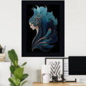 MERMAID NOIR #2 ポスター (ホームオフィス)