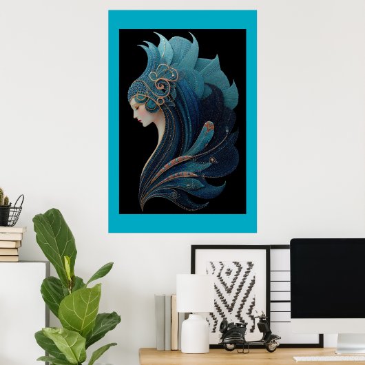 MERMAID NOIR #2 ポスター (ホームオフィス)