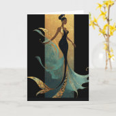 MERMAID NOIR SERIES #1 カード (黄色い花)