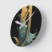 MERMAID NOIR SERIES #1 ラウンド壁時計 (傾斜)