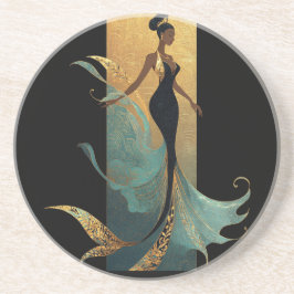 MERMAID NOIR SERIES #1 Postcard コースター