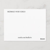 MERMAID NOIR SERIES #1 Postcard ポストカード (裏面)